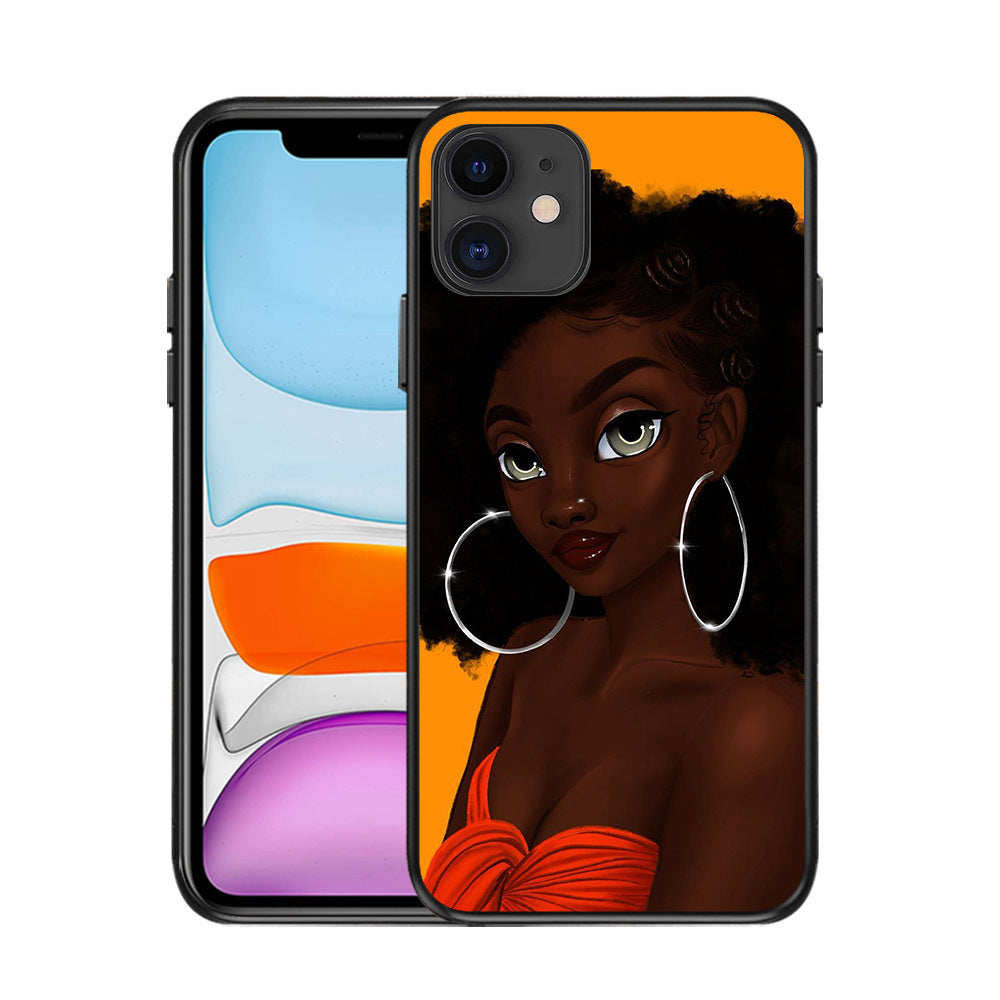 Black girl phone case Black girl phone case